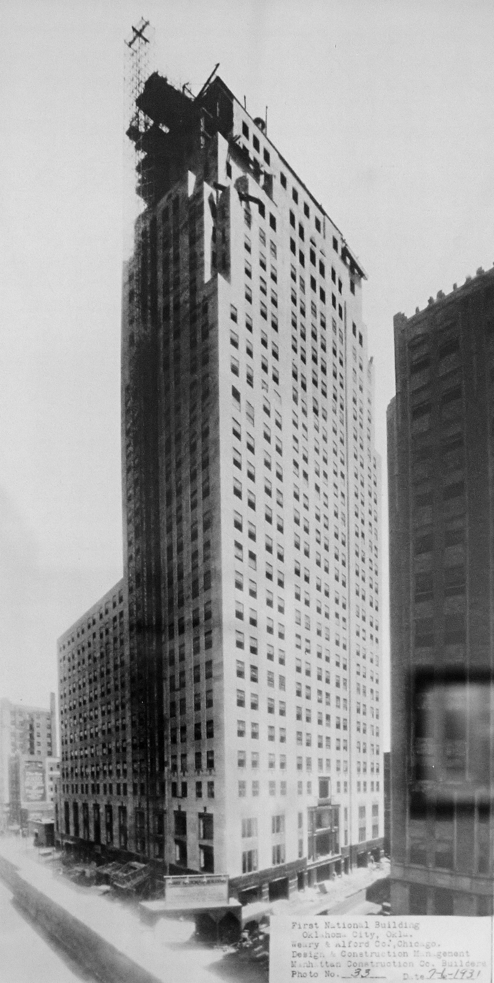 (FNB.2010.3.15) - First National Construction Timelapse, 7/6/1931