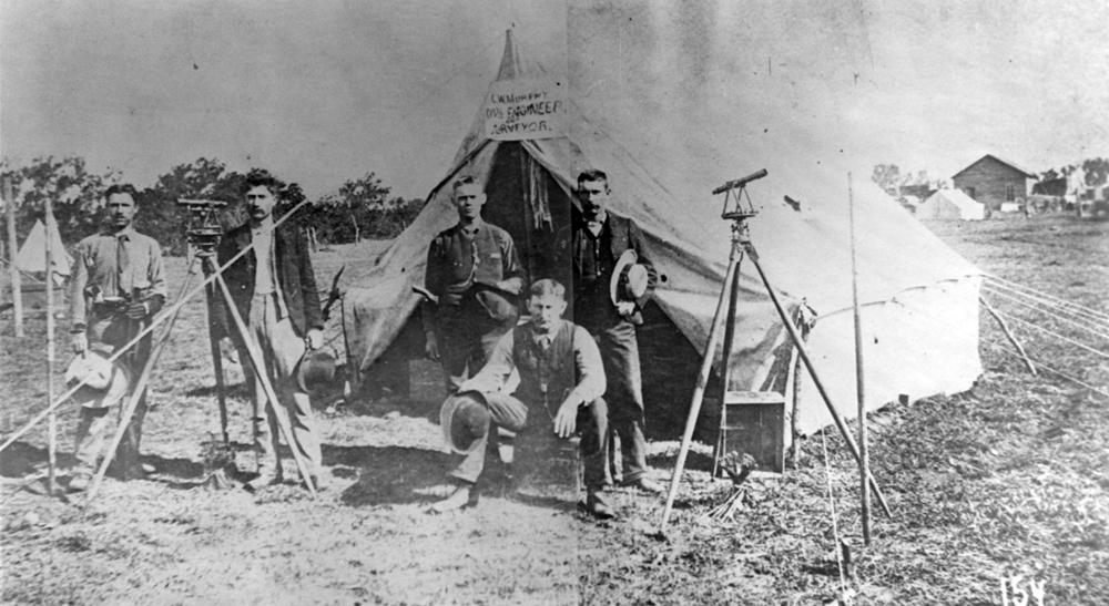 (CHS.2011.01.27) - C. W. Murphy Surveying Crew, c. 1889