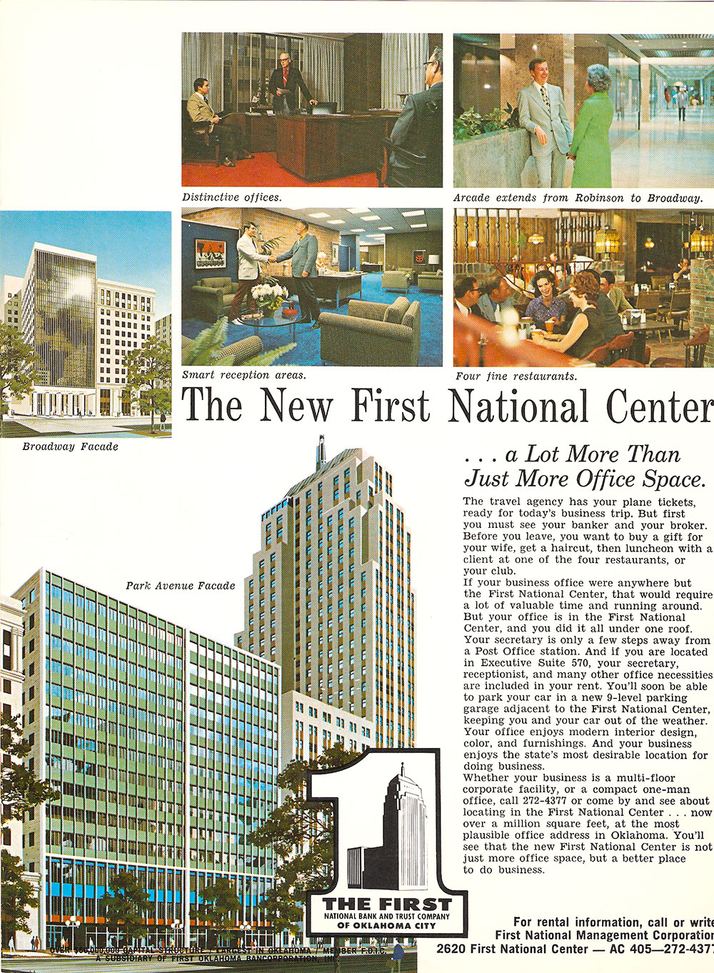 (FNB.2010.16.04) - Brochure Advertising New First National Center, c. 1972
