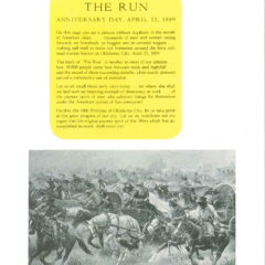 (FNB.2010.8.06) - 1949 Land Run Anniversary Brochure