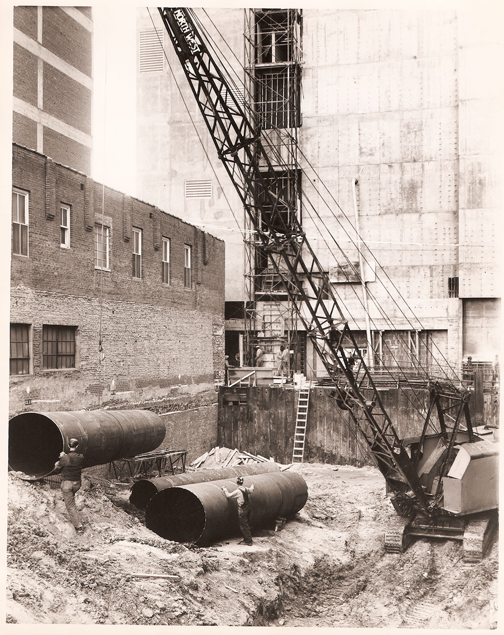(FNB.2010.3.03) - Pier Casings for First National Office Building, 120 Park Avenue, c. 1955