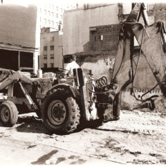 (FNB.2010.3.28) - Excavation During Construction of First National Center, c. 1971