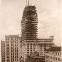 (FNB.2010.3.09) - First National Building Construction, View North on Robinson Possibly Taken from Colcord Building, c. late 1931