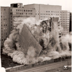 (FNB.2010.3.33) - First National Bank Parking Garage Demolition, 117 W Main, 7 May 1972