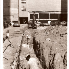 (FNB.2010.3.35) - Excavation for First national Center Construction, Possibly Site of Former Auto Hotel, c. 1972