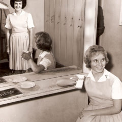 (FNB.2010.6.04) - Women&#039;s Locker Room, First National Building, c. 1960