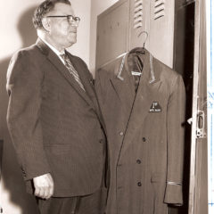 (FNB.2010.6.17) - Doorman, Men's Locker Room, First National Building, c. 1960