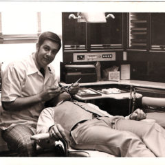 (FNB.2010.12.16) - Dentist Servicing Patient, First National Center, c. 1970