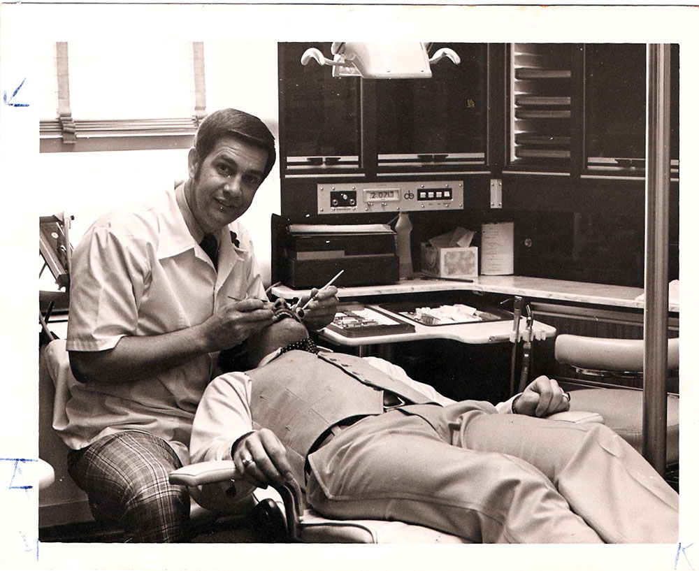 (FNB.2010.12.16) - Dentist Servicing Patient, First National Center, c. 1970