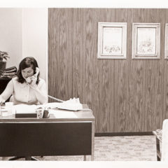 (FNB.2010.12.21) - Secretary in Office, First National Center, c. 1970