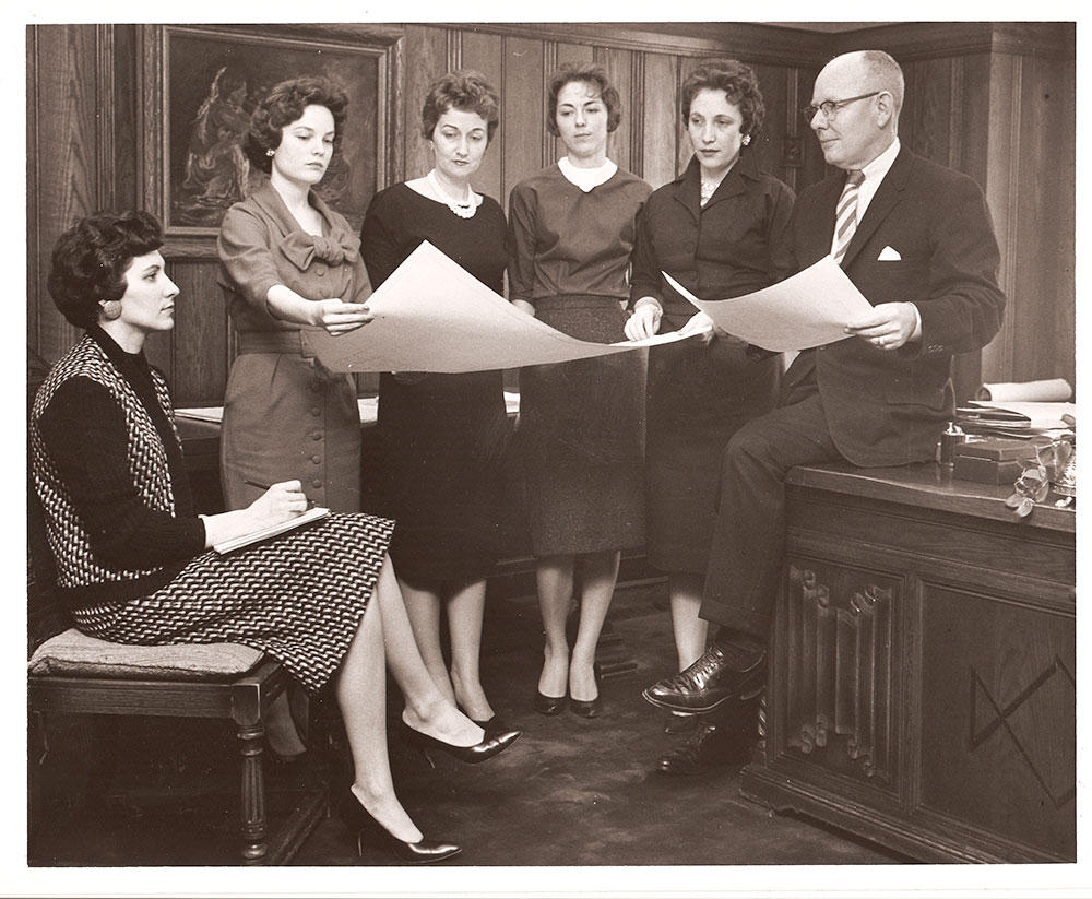 (FNB.2010.6.28) - Virgil F. Sprankle and Staff, First National Building, c. 1960s