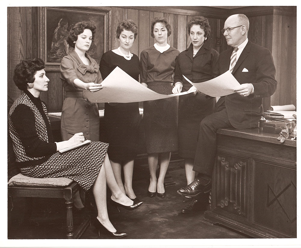 (FNB.2010.6.28) - Virgil F. Sprankle and Staff, First National Building, c. 1960s