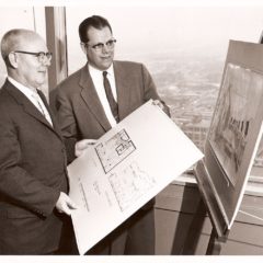 (FNB.2010.6.31) - Virgil F. Sprankle and George Reub,  First National Building, March 1960s