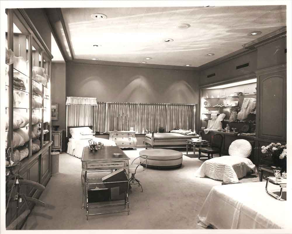 (HTC.2010.4.06) - Bed Linens Department, Hightower, 412 Colcord, c. 1970s