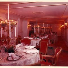 (HTC.2010.5.02) - Dining Room, The Cellar Restaurant, Basement, Hightower Building, 105 N Hudson, 1970s