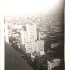 (HTC.2010.6.06) - View North Northeast from First National Building, c. 1937