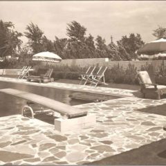 (HTC.2010.8.04) - Swimming Pool, Home of Wilbur Edward Hightower, 1500 Drury Lane, Nichols Hills, c. 1938