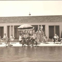 (HTC.2010.8.05) - Swimming Pool, Home of Wilbur Edward Hightower, 1500 Drury Lane, Nichols Hills, c. 1938