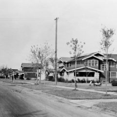 (CHS.2011.01.49) - Home Along Street Railway Tracks, c. 1910s