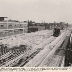 (JMSH.2011.1.119) - 308 - Se From Top Of Chevrolet Building Showing Construction Of 6th Street Underpass