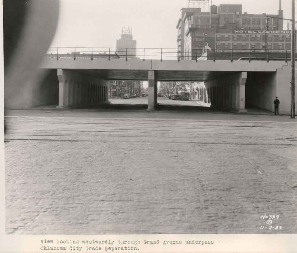 (JMSH.2011.1.134) - 327 - Looking West Through Grand Ave Underpass