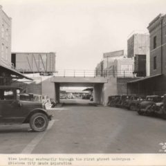 (JMSH.2011.1.138) - 331 - Looking East Through Park Avenue Underpass ca. 1931-1934
