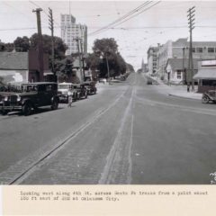 (JMSH.2011.1.18) - 016 - Looking West Along 4th St Across Santa Fe Tracks From A Point About 180 Ft East