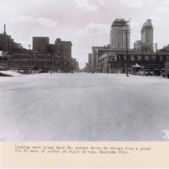 (JMSH.2011.1.25) - 035 - Looking West Along Main St Across Santa Fe Tracks From A Point 250 Ft East Of Center Of Right Of Way.