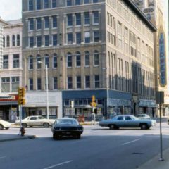 (KMC.2011.1.01) - View S on Harvey Across Main, c.1975