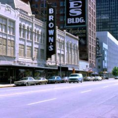 (KMC.2011.1.41) - Main Street, View E from 200 Block, c.1975