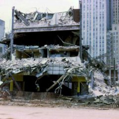 (KMC.2011.2.07) - Demolition of Sooner Theatre, 125 W Sheridan, c.1975