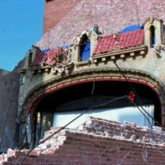 (KMC.2011.2.15) - Demolition of Midwest Theatre, 16 N Harvey, c.1975