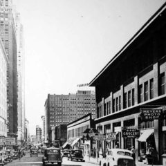 (OMC.2012.1.10) - View South on Robinson from NW 3, c. 1940s