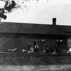 (CHS.2011.01.07) - Oklahoma Station on the Santa Fe Railroad, c. 1889 (2)