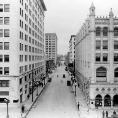 (CHS.2011.01.83) - View North on Robinson from Grand, c. 1920s
