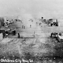 (CHS.2011.01.87) - View W on California from Santa Fe Station, 21 May 1889