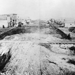 (CHS.2011.01.89) - View W on Main from Santa Fe Tracks, 21 May 1889