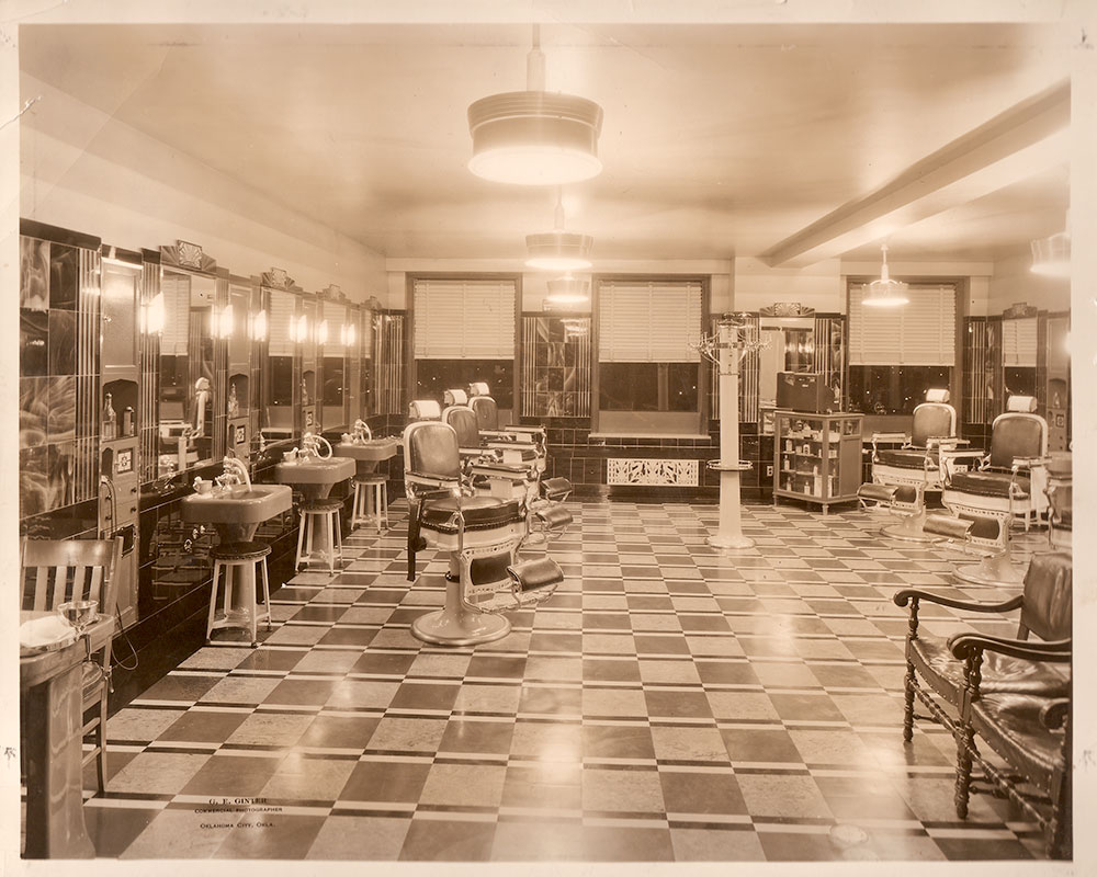 (FNB.2010.12.40) - Barber Shop, First National Building, c. 1932