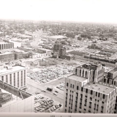 (FNB.2010.5.01) - View Northeast from First National Tower (Park and Robinson), April 1970