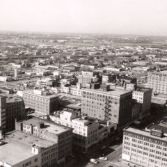 (FNB.2010.5.06) - View Southwest from First National Tower, c. 1970