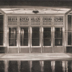 (FNB.2010.12.41) - West Entrance Facing Robinson Avenue, First National Building, c. 1932