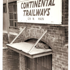 (FNB.2010.16.09) - Rear Entrance, Continental Trailways Ticket Office, 129 W Main