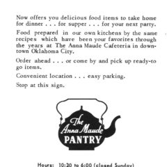 (KYLE.2010.01.00) - Anna Maude Pantry, 3506 Classen Blvd.