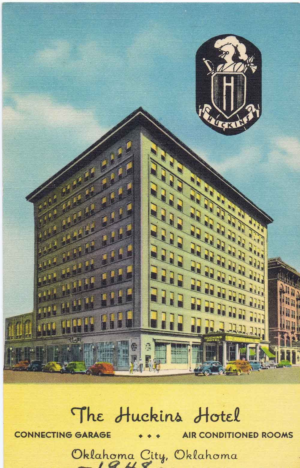 (KYLE.2010.01.09) - Huckins Hotel 1948 Postcard