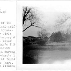 (RAC.2010.01.14) - Site of Originial Clubhouse of Oklahoma City Golf and Country Club , Later Girl's Reformatory and Moorman's TB Sanitarium, NW 39 and Western, 22 Dec 1948