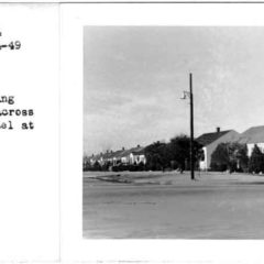(RAC.2010.01.16) - North Side, 800 Block of NW 45, View West from Shartel, 24 Dec 1949