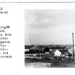 (RAC.2010.01.21) - View Northwest from NW 47 and Walker, 22 Dec 1948