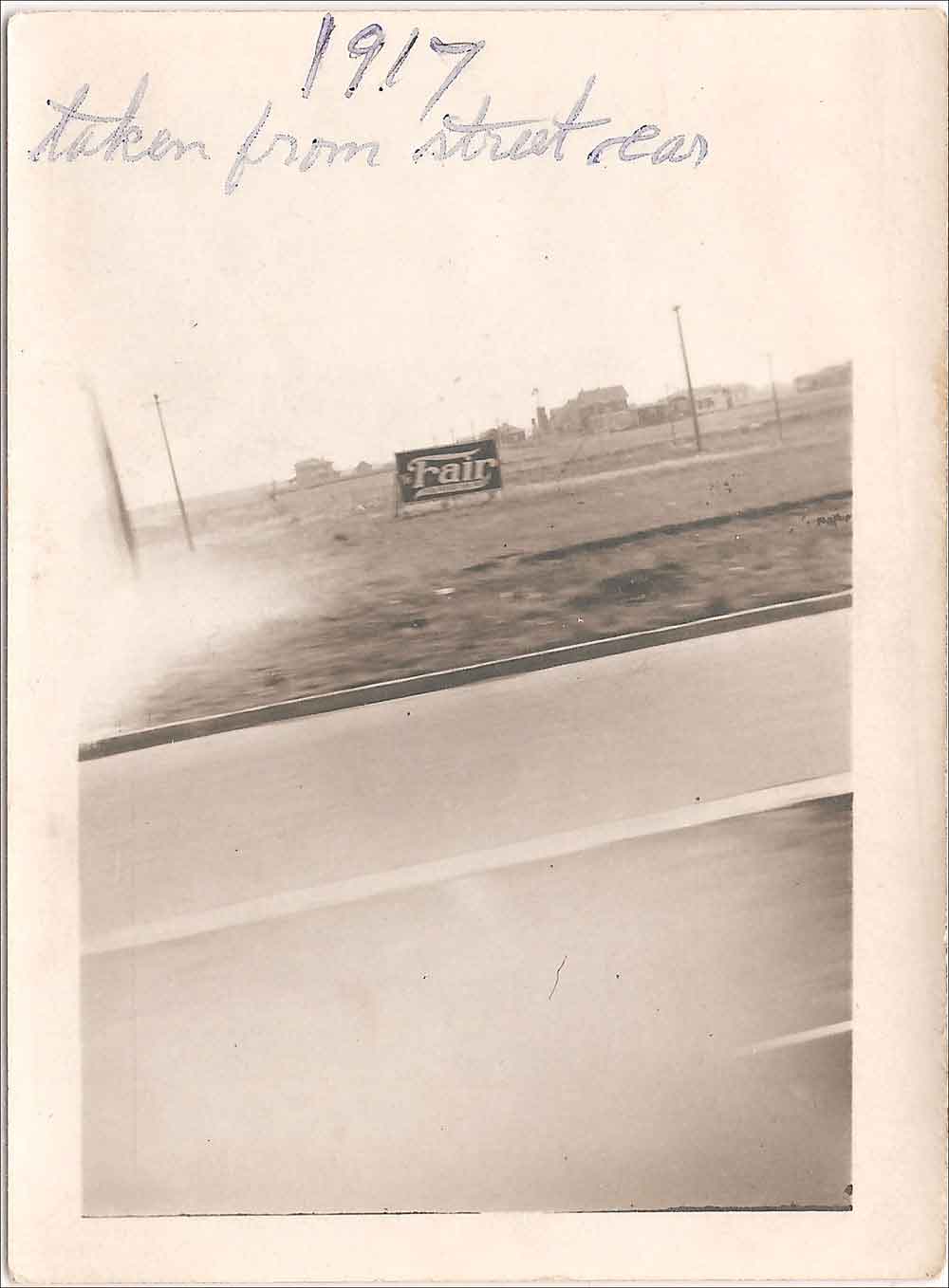 (RAC.2010.04.03) - View from Streetcar, Likely on University Line, 1917