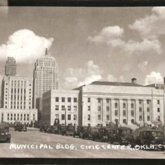 (RAC.2010.07.05) - Municipal Building, 200 N Walker, View East from 500 Block of Couch Drive, c. 1937
