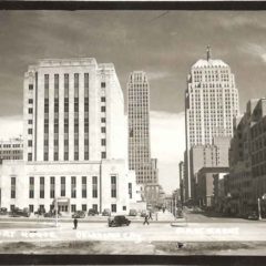 (RAC.2010.07.09) - View East on NW 1 from Municipal Building, c. 1938